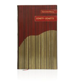 Artystyczne wykonanie na przykładzie książki Heinego Heinricha, Sonety | Sonette (unikat)