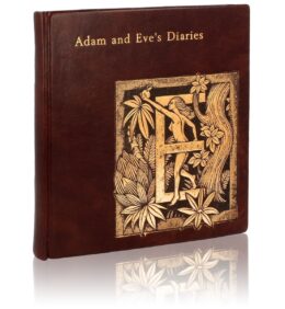 Książka Twaina Marka, Adam and Eve’s Diaries na prezent ekskluzywny